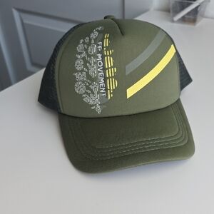 FP Movement Green Olive and Yellow Cap